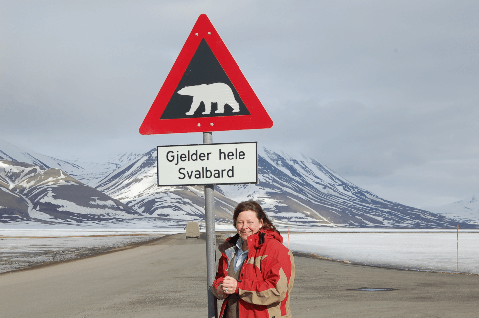 Svalbard, skilt